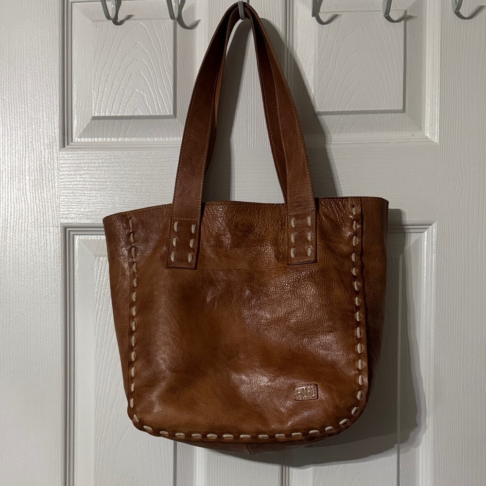 Bed Stu Tan Leather Tote Bag